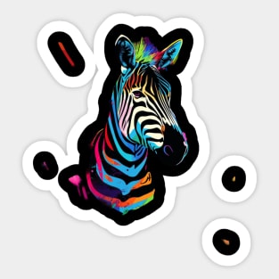 Zebra Peculiar Paddock Sticker